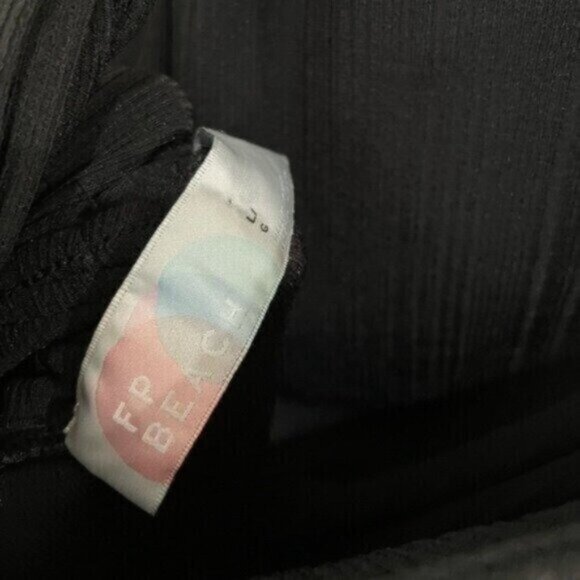 Free People Beach Maxi Golden Days Boho Feminine Faux Wrap Slit Halter Dress - Picture 6 of 11